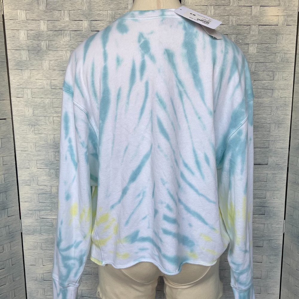 Peyton Jensen Small Lindy Tie Dye Pullover Sweatshirt Crewneck - Picture 3 of 6
